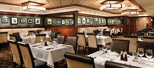 Enjoy choice cuts at Cagney’s Steakhouse