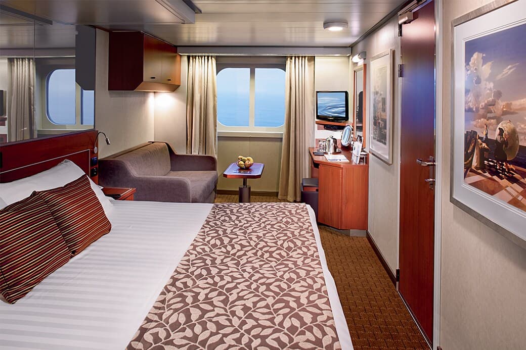 Large Ocean view Stateroom (Partial Sea View)-[G]