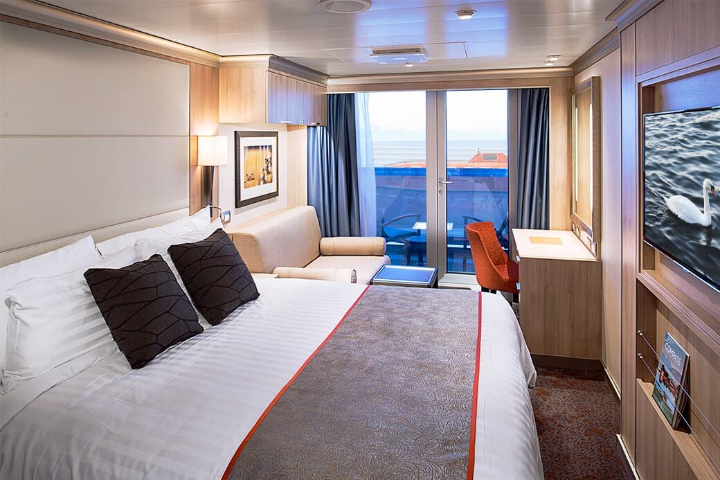 Verandah Stateroom (Partially Obstructed Views) – [VH]