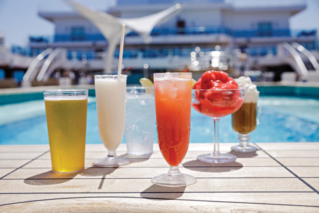 Drinks By The Pool