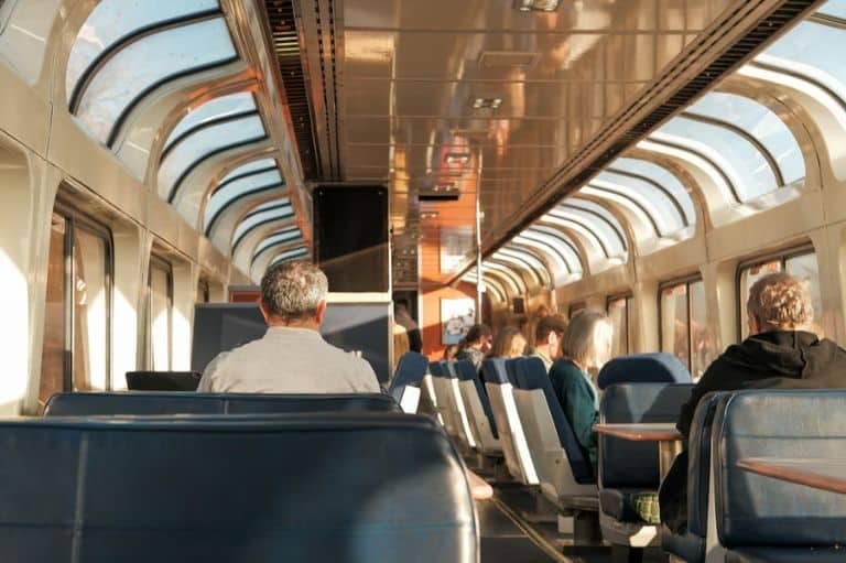 Amtrak train from Memphis to New Orleans, Louisana